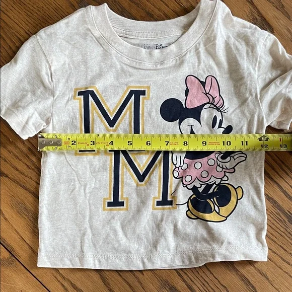 Baby Gap Disney Minnie Mouse Kids Tee - Cream and Pink. Size 3 - Picture 3 of 5